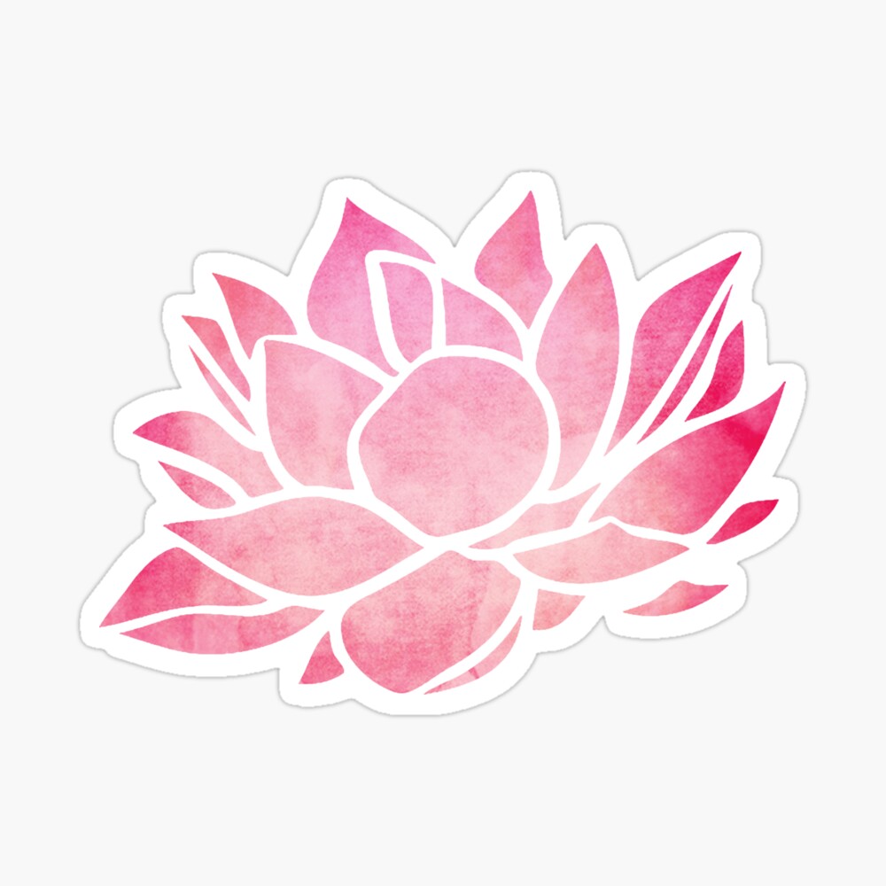 Lotus Flower Sticker