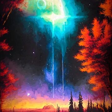 Artwork thumbnail, Space scene 1 by Brian Vegas by BrianVegas
