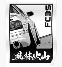 Rx7 FC3S Furinkazan Poster