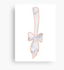 Tail Marble Silhouette Canvas Print