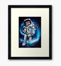 astronaut cat Framed Print