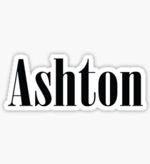 Name Ashton / Inspired by The Color of Money Sticker