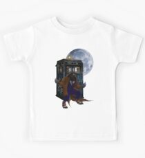 bad were wolf time travel Kids Tee