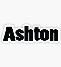 Name Ashton / Inspired by The Color of Money Sticker