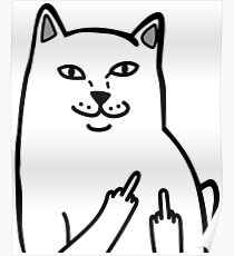 F*ckU Cat - Lord Nermal Poster