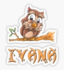 Ivana Owl Sticker
