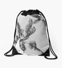 palm awesome Drawstring Bag
