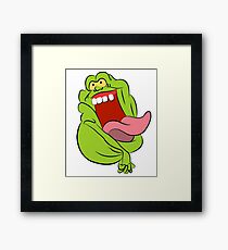 The Real Ghostbusters Slimer Framed Print