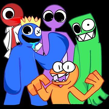 Blue Rainbow Friends fan art : r/FridayNightFunkin