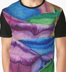 Aufmachen - wachsen und lernen Grafik T-Shirt