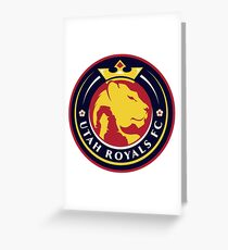 UTAH ROYALS FC NWSL FAN GEAR Greeting Card