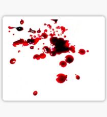 Blood Stained Sticker