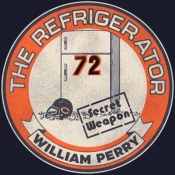 William The Refrigerator Perry, Chicago ART Print From