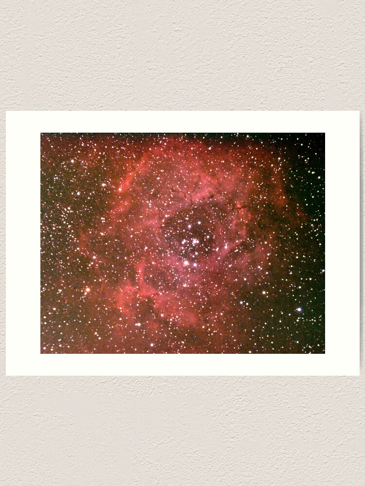 Alternate view of rosette nebula Art Print