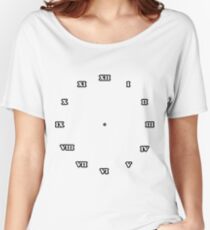 Clock dial with Roman numerals Women's Relaxed Fit T-Shirt