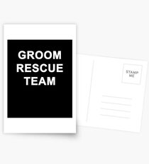Groom Rescue Team Postcards