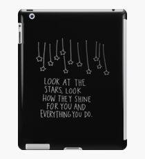 Coldplay//stars iPad Case/Skin