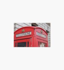 London telephone booth Art Board