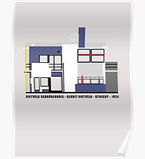 Rietveld Schroderhuis Architecture Tshirt Poster