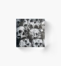 Skulls Acrylic Block