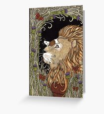 The Lion and the Mouse Greeting Card