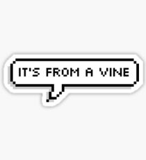 "It's From a Vine" - Vine Sticker