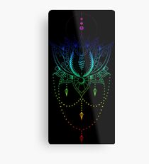 LOTUS BLUME Metallbild
