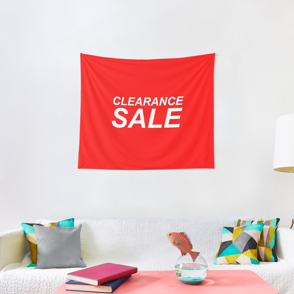 "Clearance Sale" Wall Tapestry by losercity Redbubble