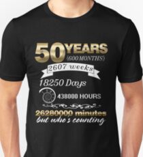 Wedding Anniversary Married 50 Year Couple 50th T-shirt Unisex T-Shirt
