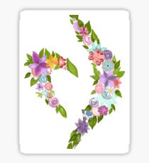 Eating disorder recovery symbol Sticker