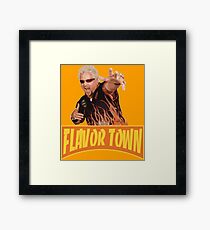 Lámina enmarcada FLAVOR TOWN USA - GUY FlERl