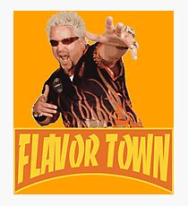 FLAVOR TOWN USA - GUY FlERl Photographic Print