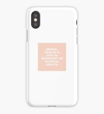 mental health iPhone Case