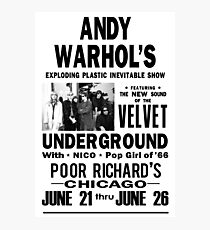 Andy Warhols Velvet Underground Fotodruck