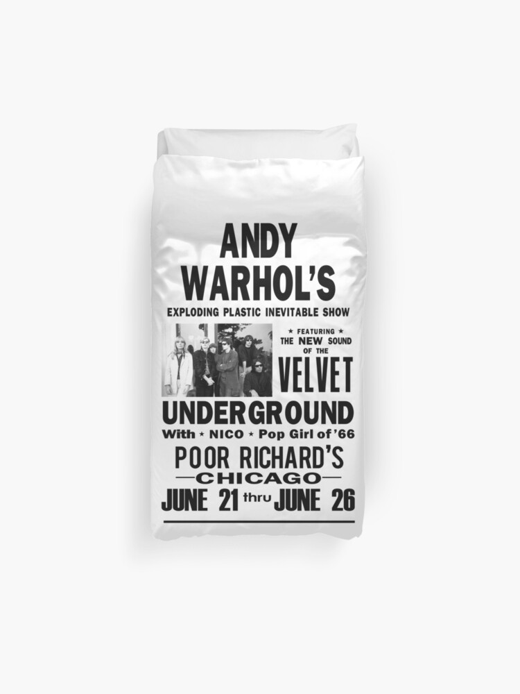 Andy Warhol S Velvet Underground Duvet Cover By Whermansehr