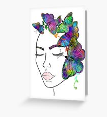 Madam Butterfly Greeting Card