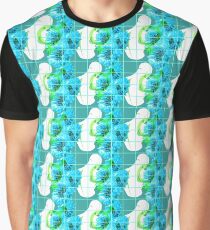 Let Intersex Boys have Flowers! (Vivid Blues) Graphic T-Shirt