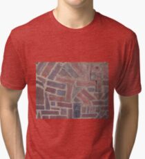 Surfaces, brick, wall, nonstandard, pattern Tri-blend T-Shirt