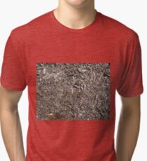 Surfaces, woody, mulch, broken, sticks, ground Tri-blend T-Shirt