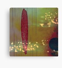 Red Brush Canvas Print