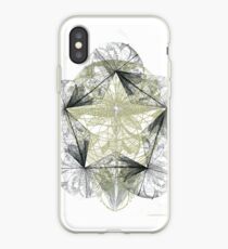 Lotus Crucifix Template iPhone Case