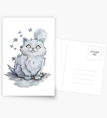 A Curious Manifestation of Moths Postcards