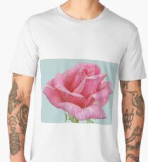 Pink Rose Men's Premium T-Shirt
