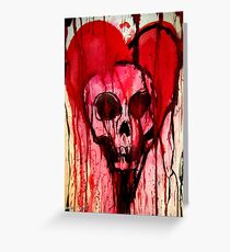 Bloody Heart/Doomed Romantic Greeting Card