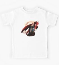 Blue Phone Booth at Dragon Nest Kids Tee