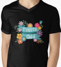 Pretty Odd Floral Banner Men's V-Neck T-Shirt