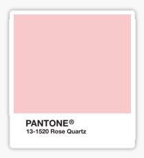 Pantone Series and Tumblr Vibes - Rose Quartz AKA Millennial Pink Sticker
