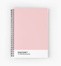 Pantone Series and Tumblr Vibes - Rose Quartz AKA Millennial Pink Spiral Notebook