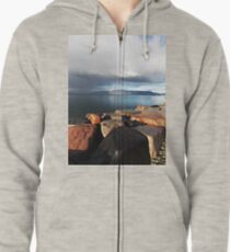 Distant Rainbow Zipped Hoodie