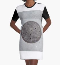 3D Surface, 3D, Surface Graphic T-Shirt Dress